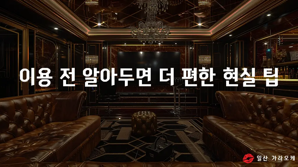 이용 전 알아두면 더 편한 현실 팁